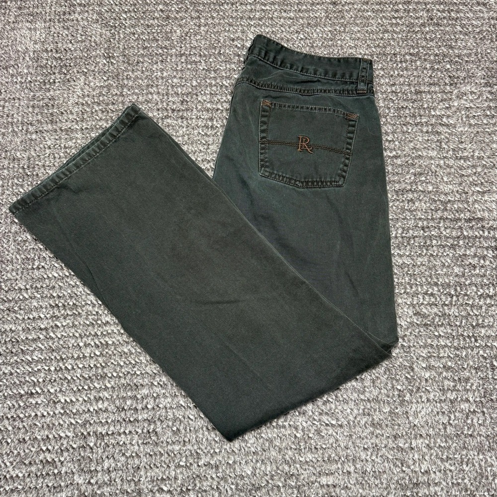 Polo Jeans Company Womens Jeans Size 10x32‎ Gray Straight Leg Cotton Denim
